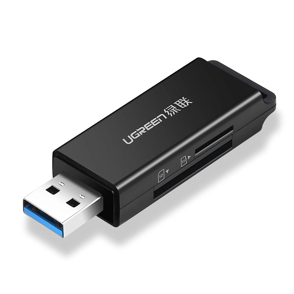 Atminties kortelių skaitytuvas Ugreen CM104 USB-A 3.0 to TF/SD (40752) juodas Default Title