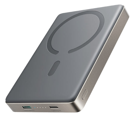 Išorinė baterija Power Bank Joyroom JR-PBM08 Pro 20W Magnetic Wireless 10000mAh Natural Titanium Default Title