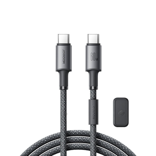 USB kabelis Joyroom SA-50 USB-C to USB-C 60W 1.2m tamsiai pilkas Default Title