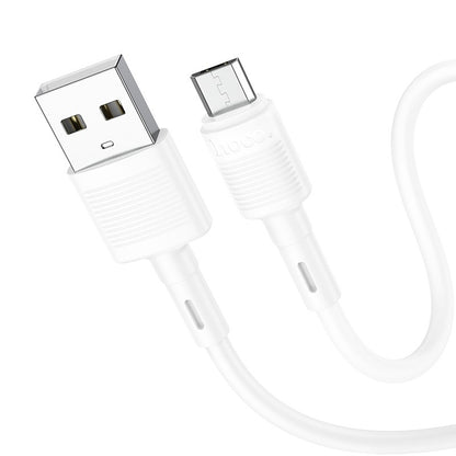 USB kabelis Hoco X83 USB-A to MicroUSB 1.0m baltas Default Title