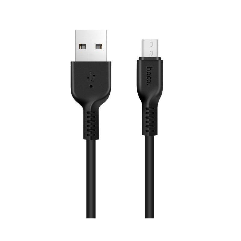 USB kabelis Hoco X20 USB-A to MicroUSB 2.0m juodas Default Title