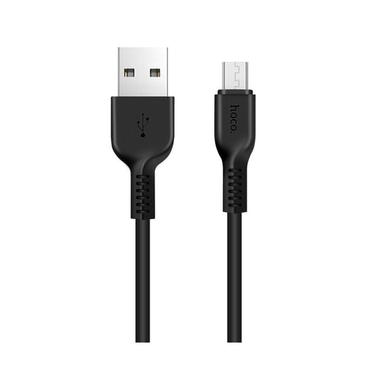 USB kabelis Hoco X20 USB-A to MicroUSB 2.0m juodas Default Title