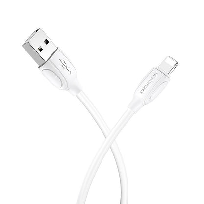 USB kabelis Borofone BX19 USB-A to Lightning 1.0m baltas Default Title