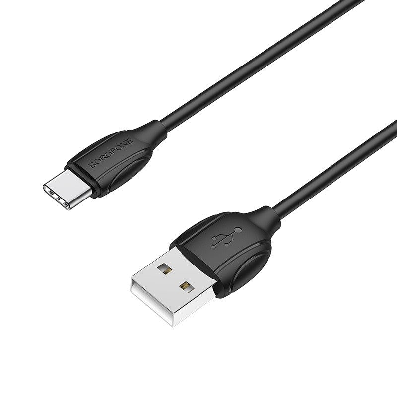 USB kabelis Borofone BX19 USB-A to USB-C 1.0m juodas Default Title