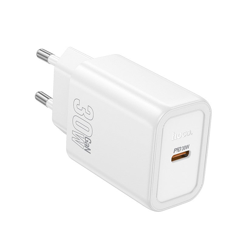 Įkroviklis Hoco N62 30W GaN USB-C baltas Default Title