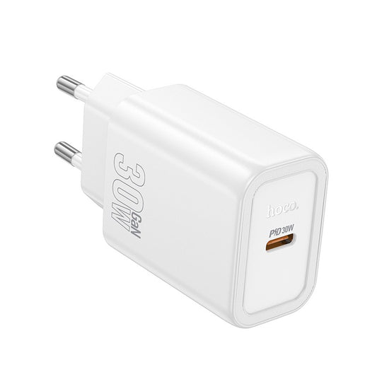Įkroviklis Hoco N62 30W GaN USB-C baltas Default Title