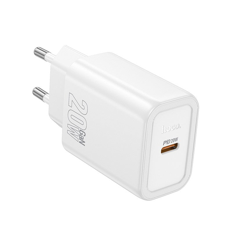 Įkroviklis Hoco N60 20W GaN USB-C baltas Default Title