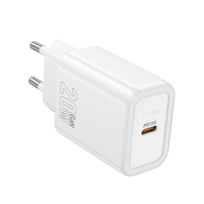 Įkroviklis Hoco N60 20W GaN USB-C baltas Default Title