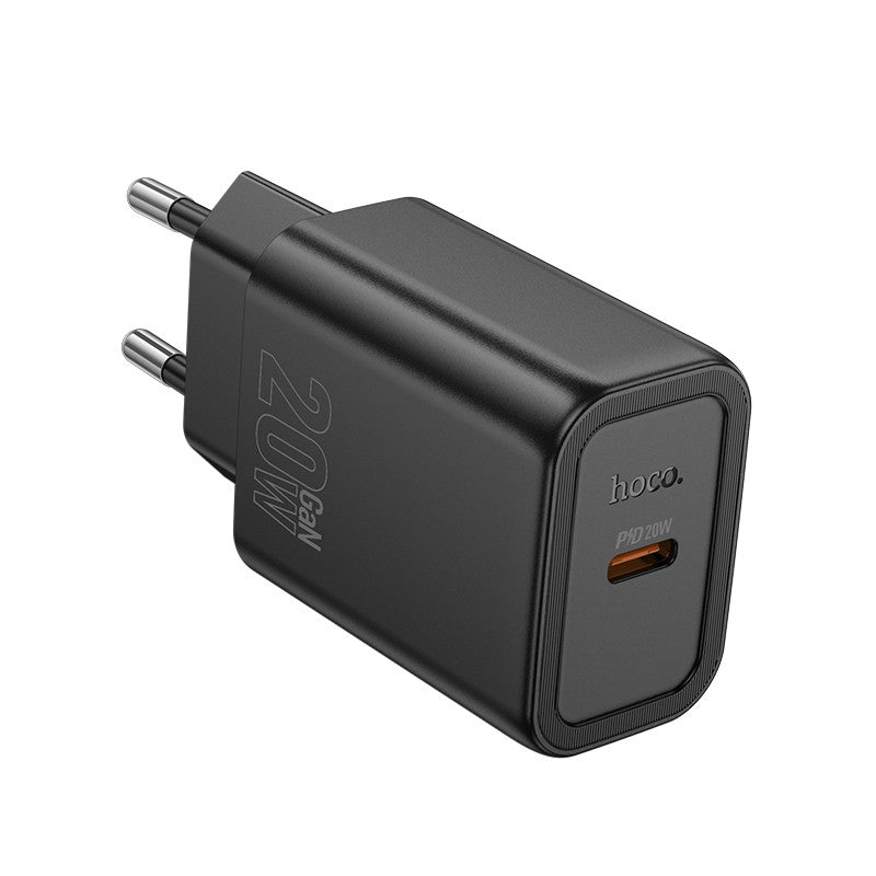 Įkroviklis Hoco N60 20W GaN USB-C juodas Default Title
