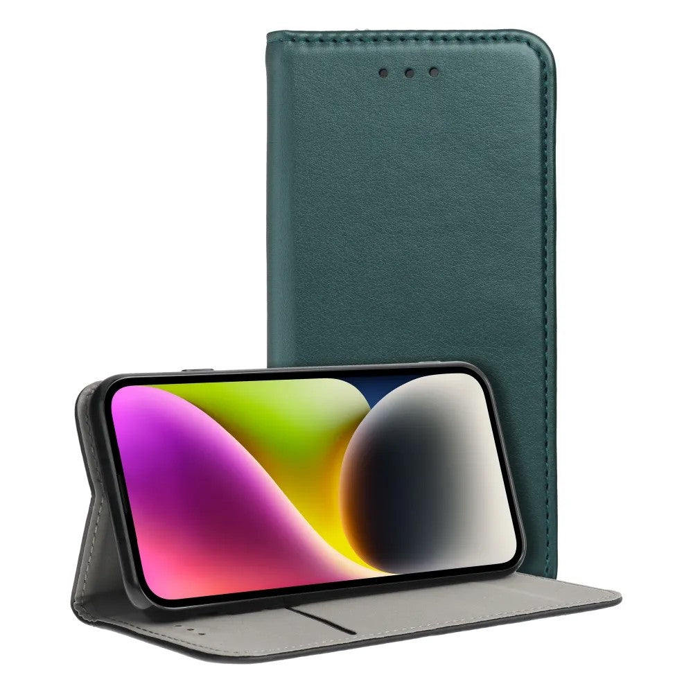 Dėklas Smart Magnetic Samsung A165 A16 4G/A166 A16 5G tamsiai žalias Default Title