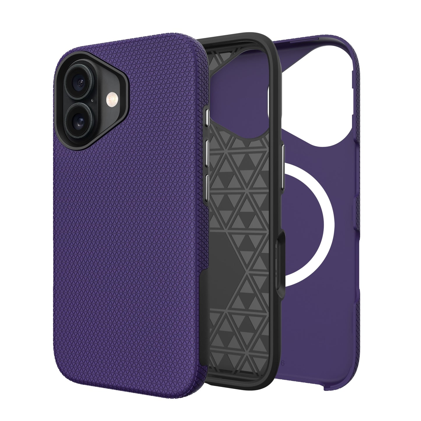 Dėklas Perfectionists Triangle Mag Case Apple iPhone 13/14 violetinis Default Title