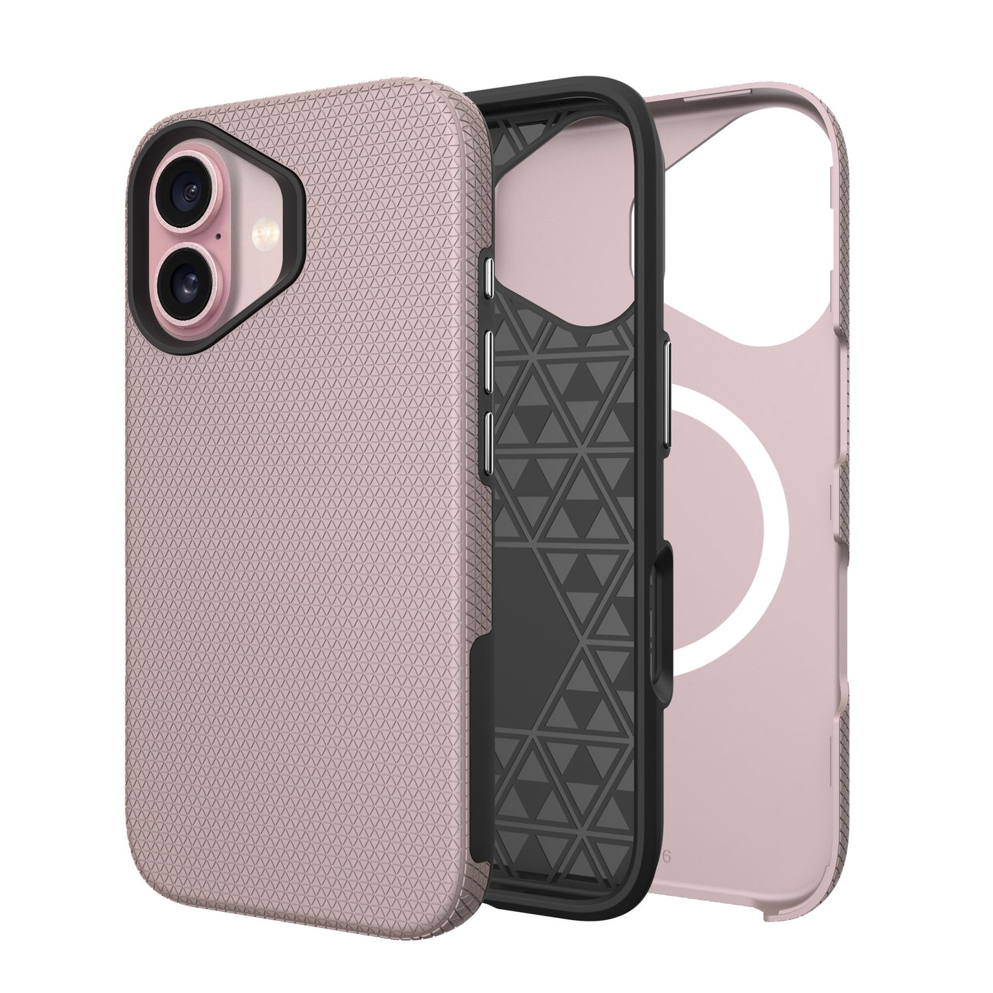 Dėklas Perfectionists Triangle Mag Case Apple iPhone 11 rožinio aukso Default Title