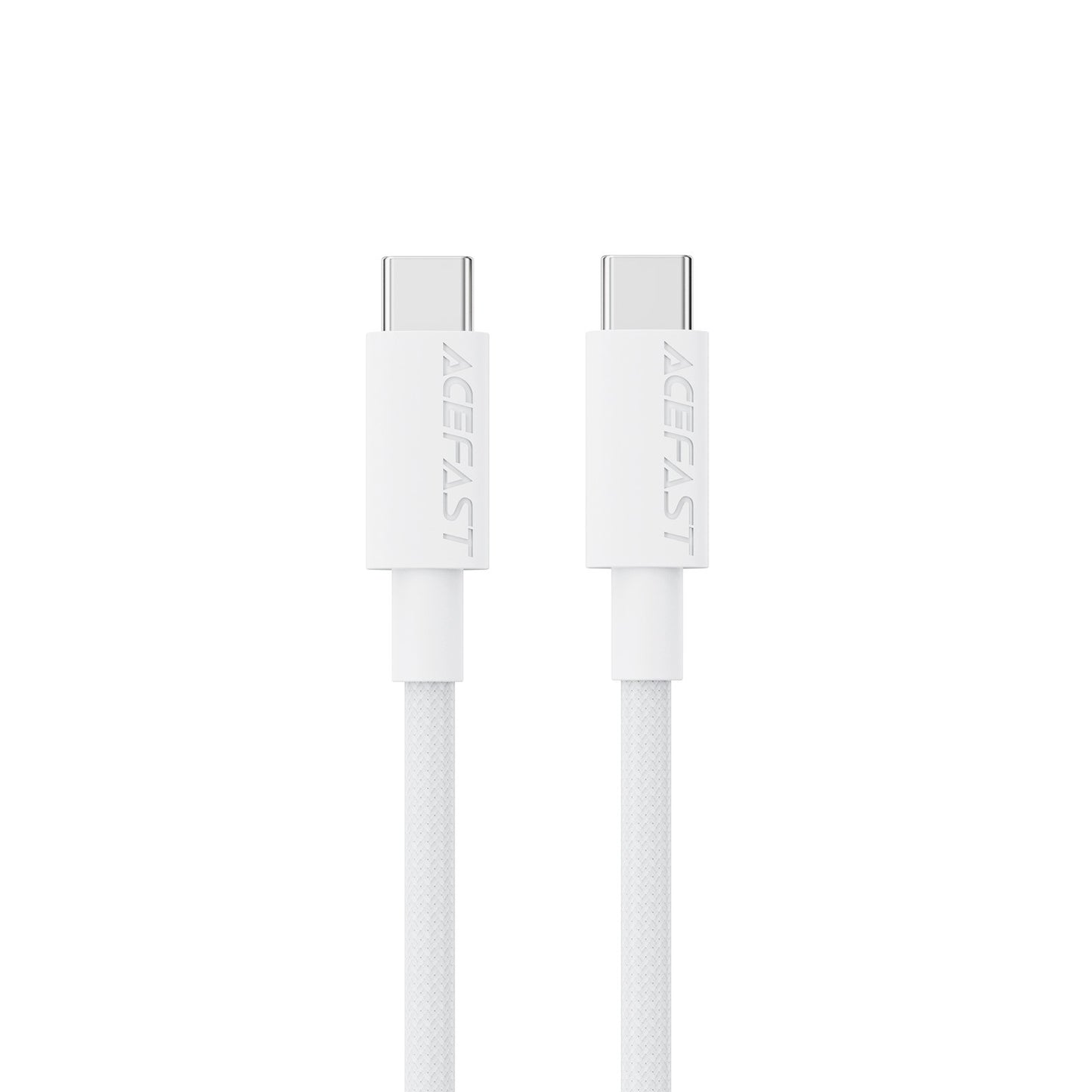USB kabelis Acefast C18-03 60W USB-C to USB-C 1.2m baltas Default Title