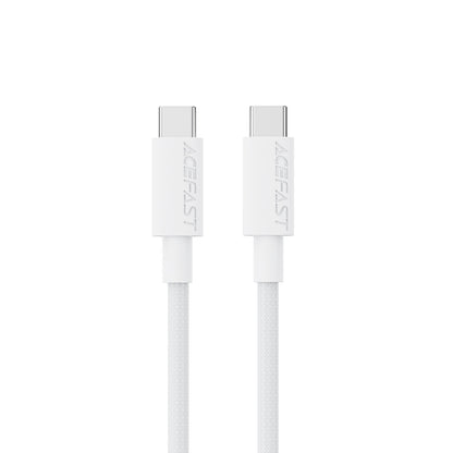 USB kabelis Acefast C18-03 60W USB-C to USB-C 1.2m baltas Default Title