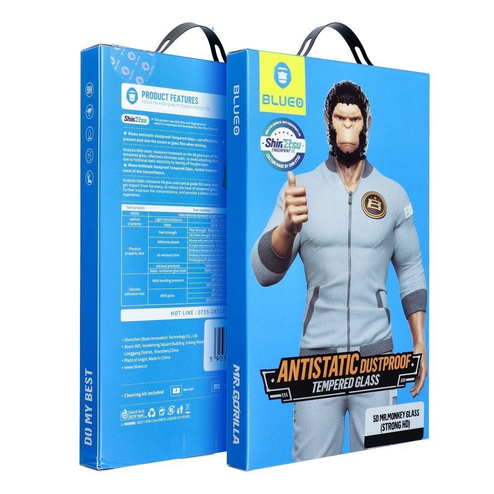 LCD apsauginis stikliukas 5D Mr. Monkey Glass (Strong Lite) Samsung A356 A35 5G/A556 A55 5G juodas Default Title