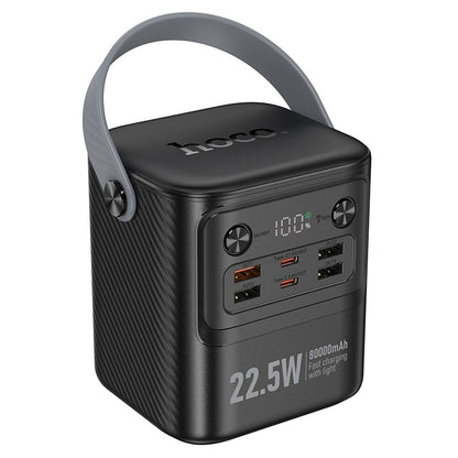 Išorinė baterija Power Bank Hoco J152 22.5W+PD20W 80000mAh juoda Default Title