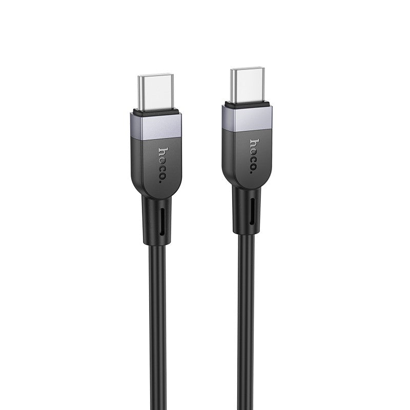 USB kabelis Hoco X109 60W USB-C to USB-C 2.0m juodas Default Title