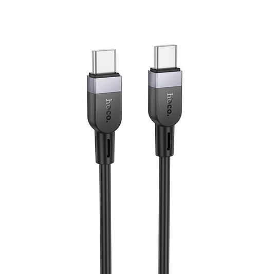 USB kabelis Hoco X109 60W USB-C to USB-C 2.0m juodas Default Title