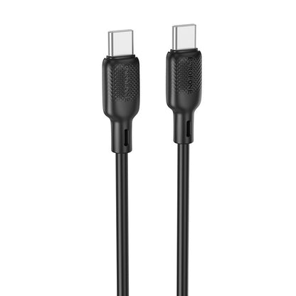 USB kabelis Borofone BX113 60W USB-C to USB-C 2.0m juodas Default Title
