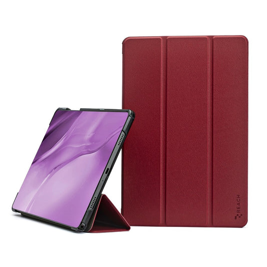 Dėklas Reach Smart Leather Lenovo Tab P12 12.7 TB370 tamsiai raudonas Default Title