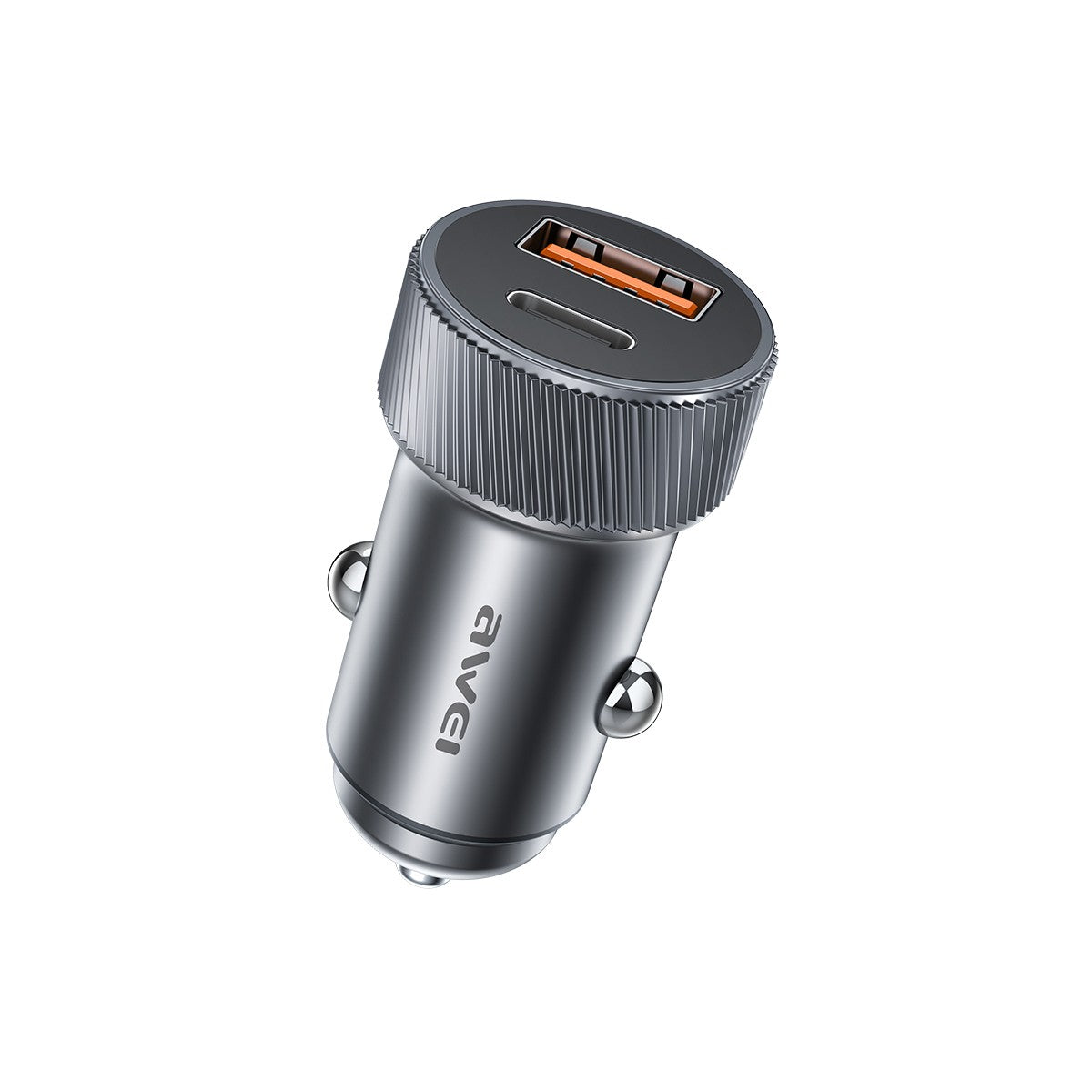 Automobilinis įkroviklis Awei C-857 33W USB-C/USB-A juodas Default Title
