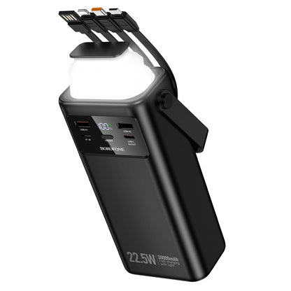 Išorinė baterija Power Bank Borofone BJ65 22.5W 30000mAh juoda Default Title