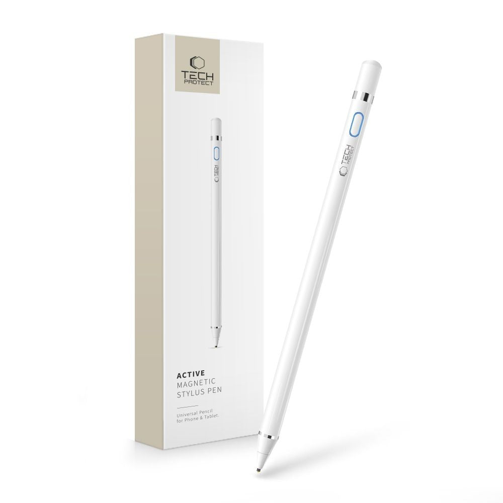 Valdymo lazdelė Tech-Protect Active Stylus Pen baltas Default Title
