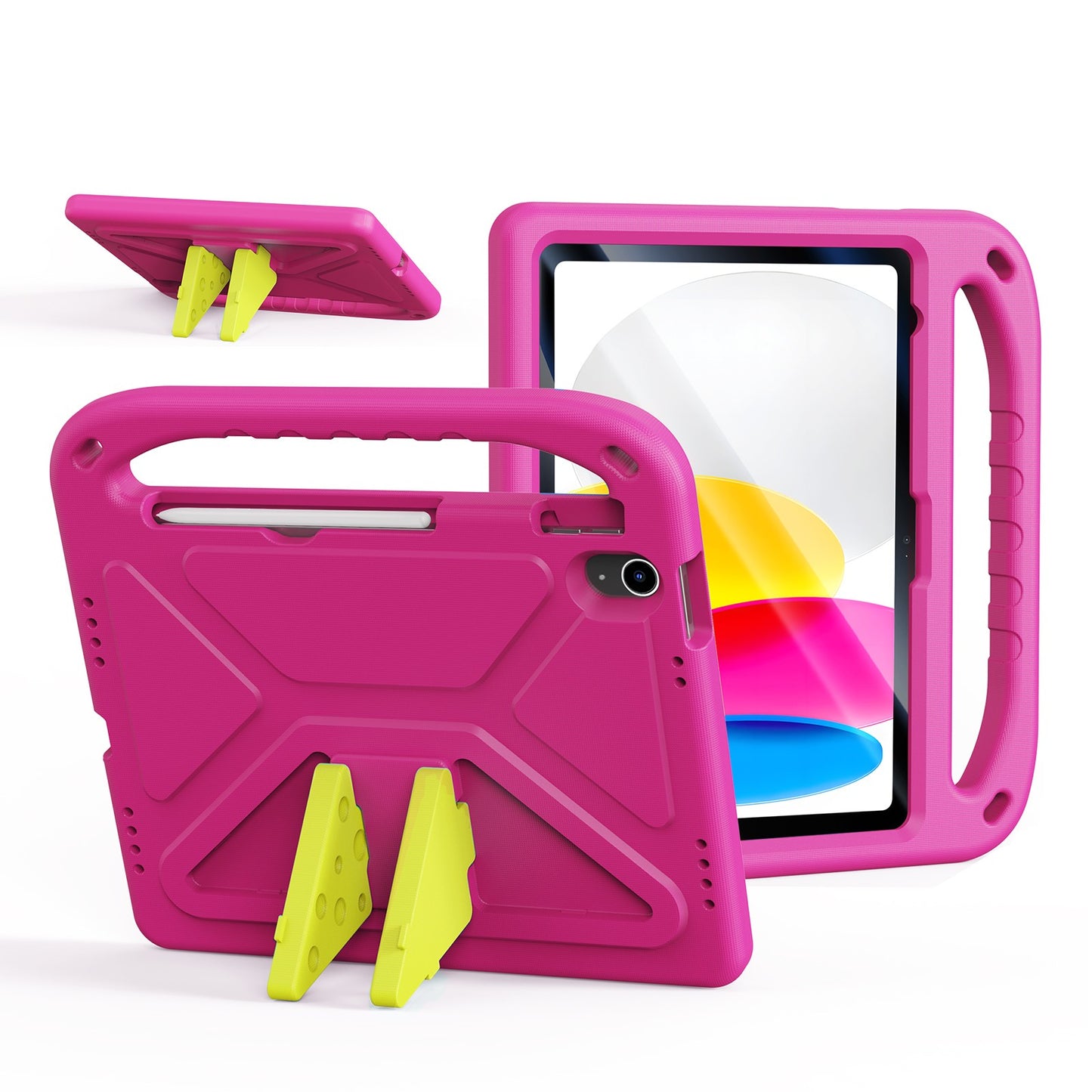 Dėklas Dux Ducis Puff Apple iPad 10.9 2022/iPad 11 2025 rožinis Default Title