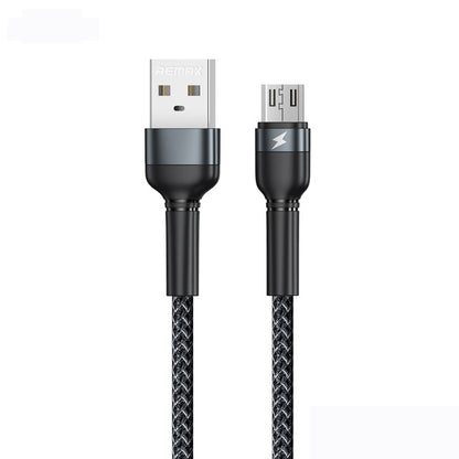 USB kabelis Remax RC-124m USB-A to MicroUSB 1.0m juodas Default Title