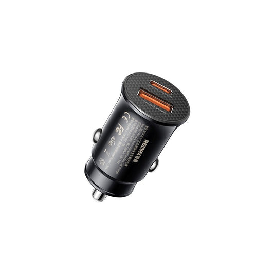 Automobilinis įkroviklis Remax RCC358 30W USB-C/USB-A juodas Default Title
