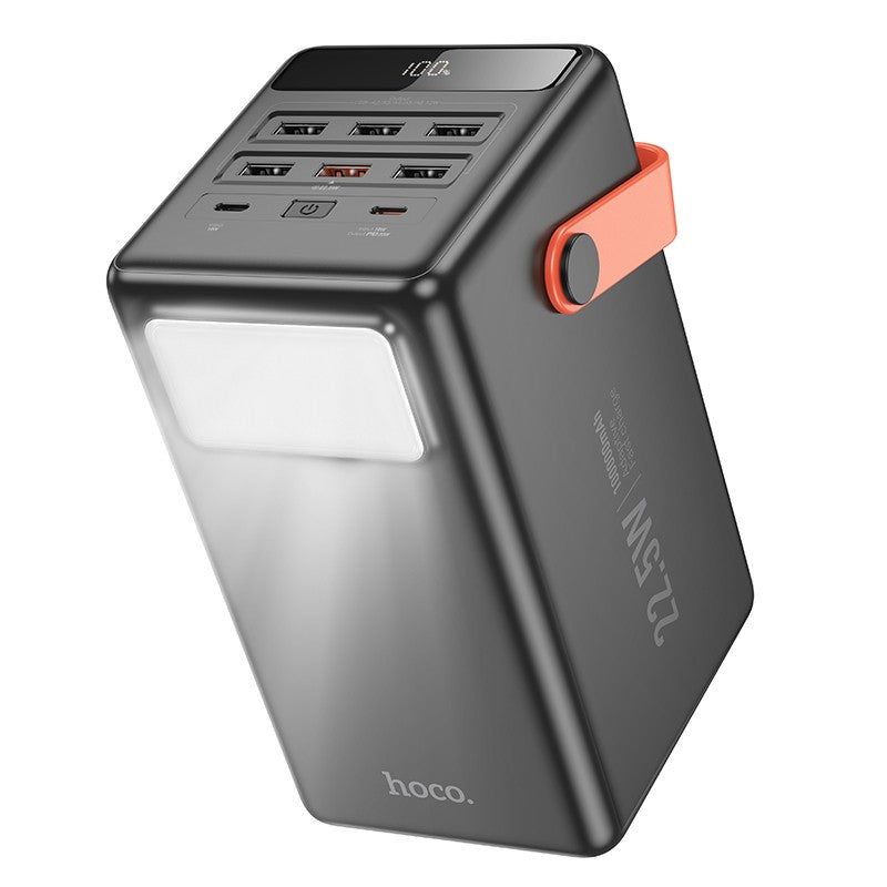 Išorinė baterija Power Bank Hoco J142 22.5W+PD20W 100000mAh juoda Default Title