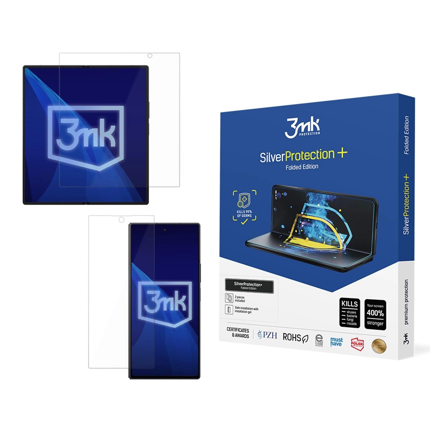 LCD apsauginė plėvelė 3mk Silver Protection+ Folded Edition Samsung F966 Z Fold7 Default Title