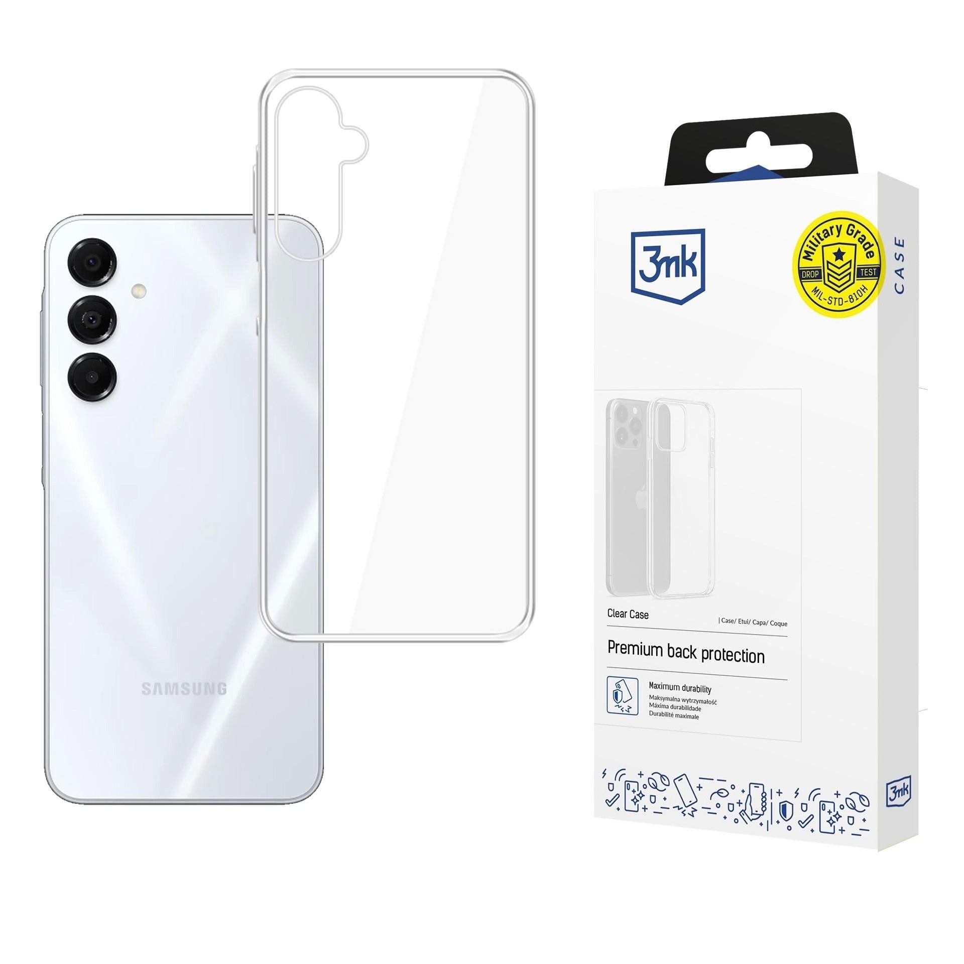 Dėklas 3mk Clear Case 1,2mm Samsung A175 A17 4G/A176 A17 5G Default Title