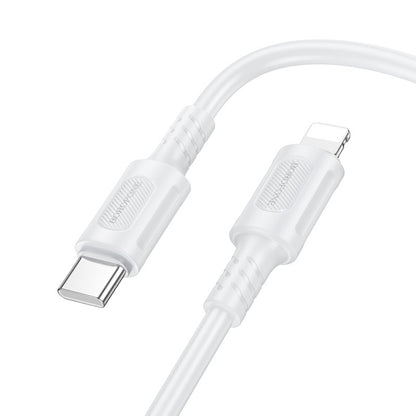 USB kabelis Borofone BX111 USB-C to Lightning 1.0m baltas Default Title
