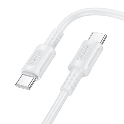 USB kabelis Borofone BX111 60W USB-C to USB-C 1.0m baltas Default Title