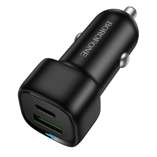 Automobilinis įkroviklis Borofone BZ34B 38W USB-C/USB-A juodas Default Title