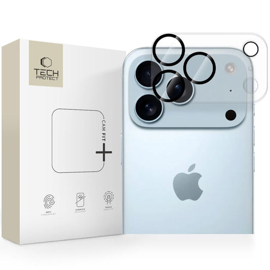 Apsauginis stikliukas kamerai Tech-Protect Cam Fit+ Apple iPhone 17 Pro Max skaidrus Default Title