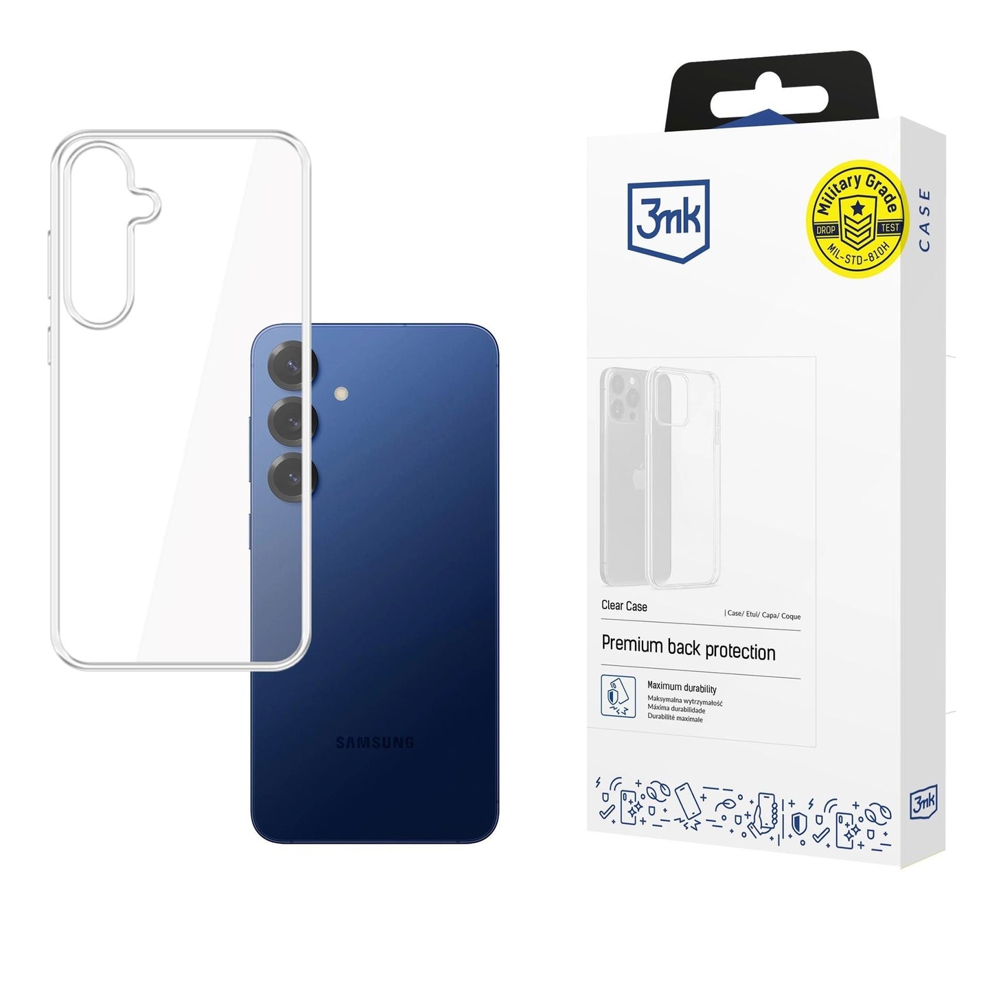 Dėklas 3mk Clear Case 1,2mm Samsung S731 S25 FE Default Title