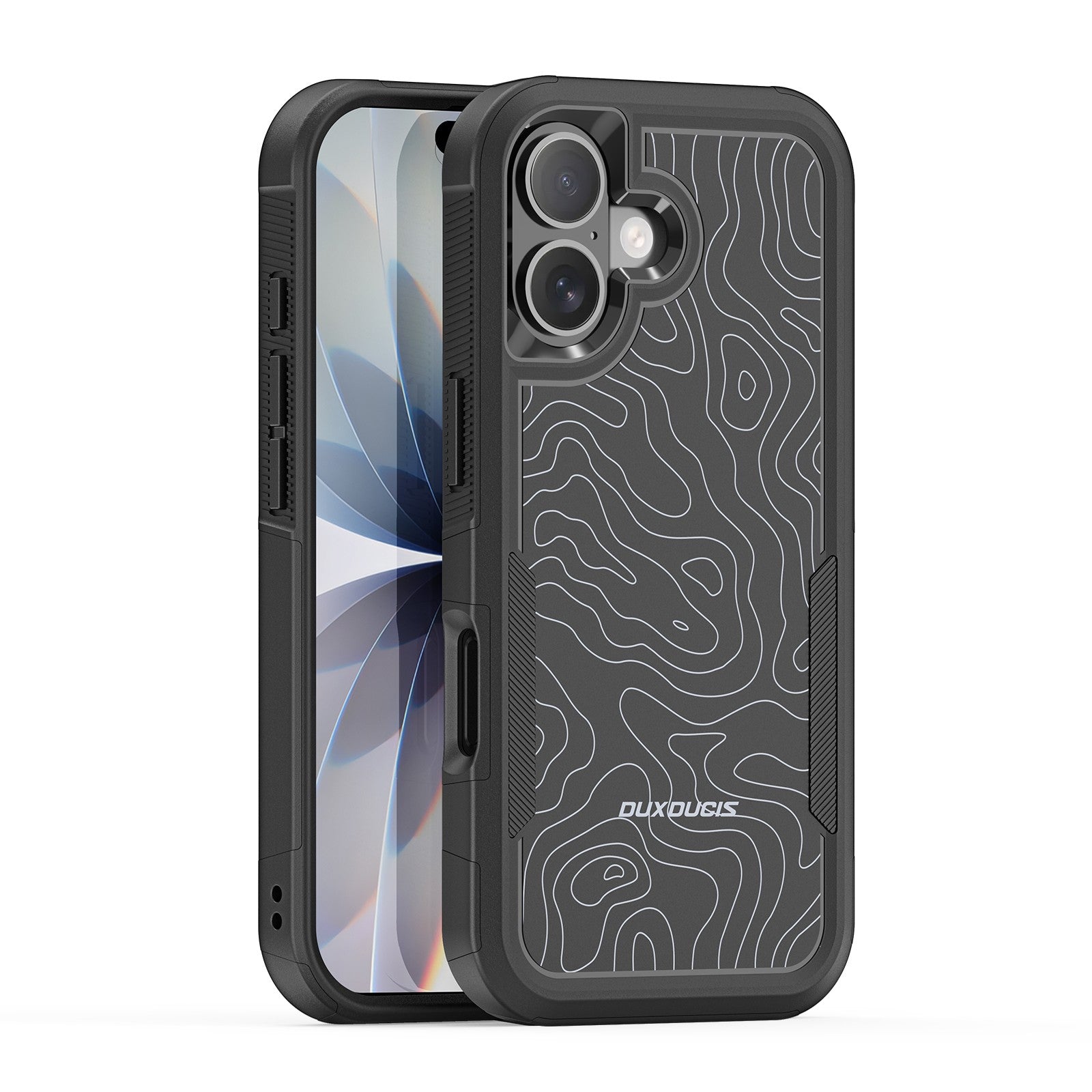 Dėklas Dux Ducis Shld Apple iPhone 17 juodas (Contour Pattern) Default Title