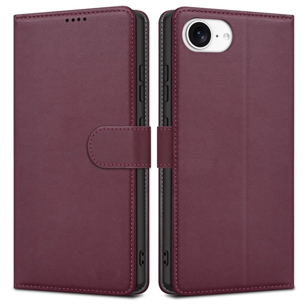 Dėklas Fancy Wallet Samsung S948 S26 Ultra tamsiai raudonas Default Title