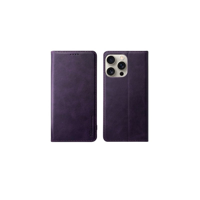Dėklas HDD Magnetic Wallet Case Apple iPhone 13/14 violetinis Default Title