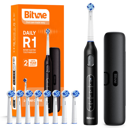 Elektrinis dantų šepetėlis Bitvae R1 juodas Default Title