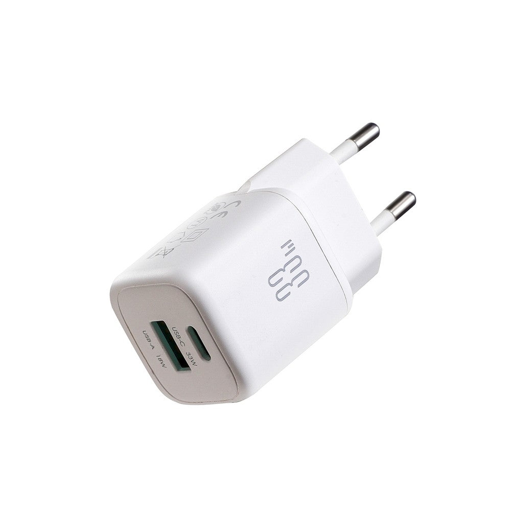 Įkroviklis Joyroom JR-TG7 33W USB-C/USB-A baltas Default Title