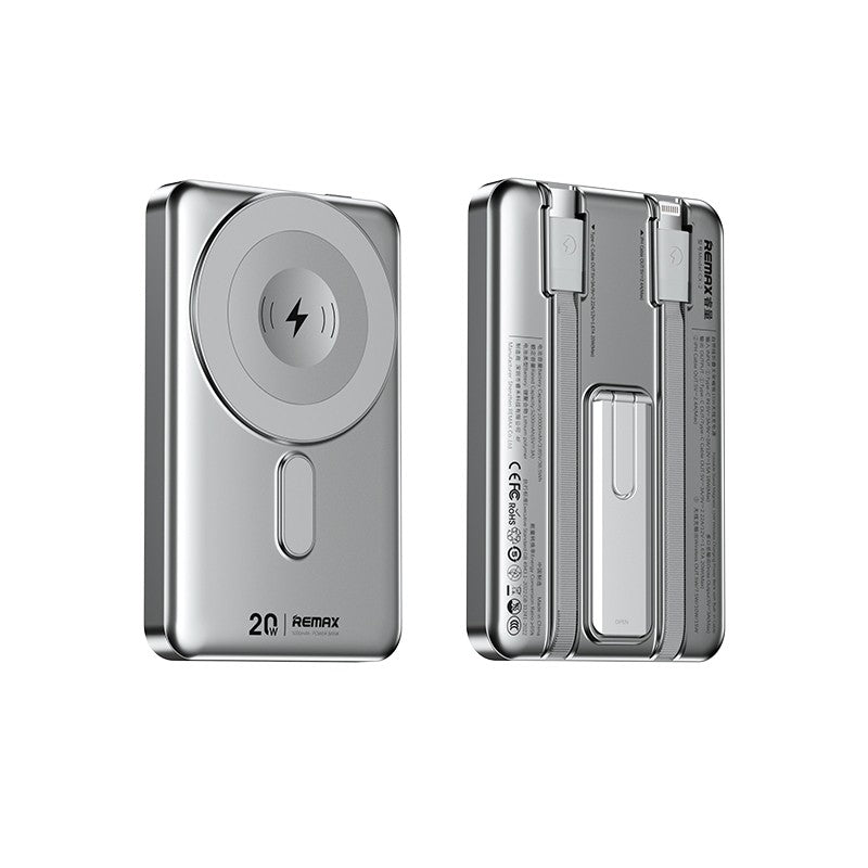 Išorinė baterija Power Bank Remax CX-2 15W MagSafe 10000mAh pilka Default Title