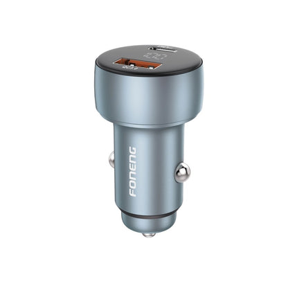 Automobilinis įkroviklis Foneng C18 48W USB-C/USB-A pilkas Default Title