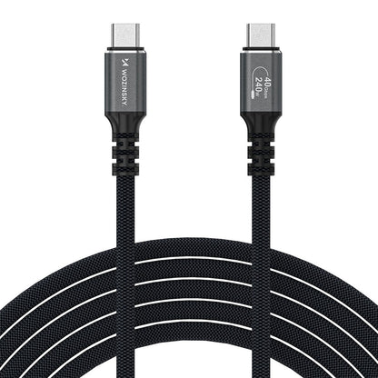 USB kabelis Wozinsky WPS-UY415S USB-C Thunderbolt 4 240W 1.5m juodas Default Title