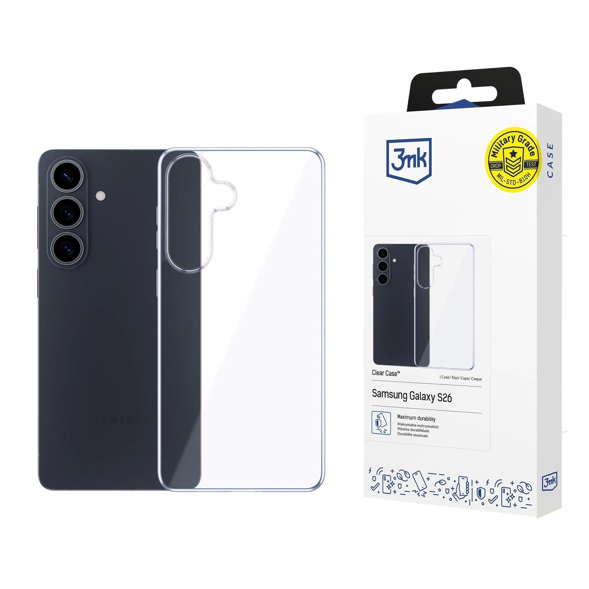 Dėklas 3mk Clear Case 1,2mm Samsung S942 S26 Default Title