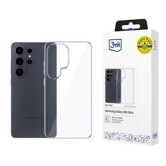 Dėklas 3mk Clear Case 1,2mm Samsung S948 S26 Ultra Default Title