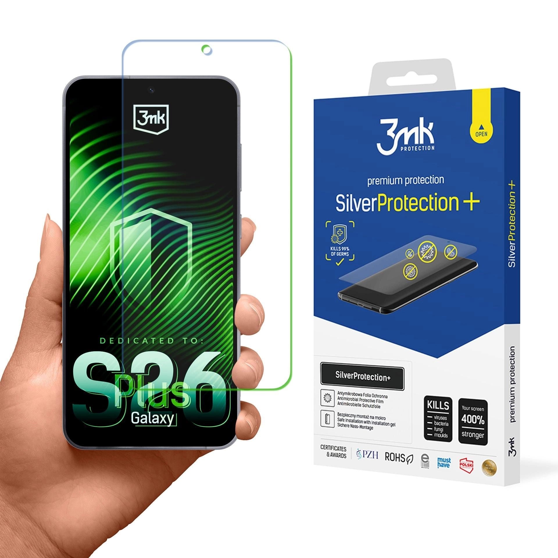 LCD apsauginė plėvelė 3mk Silver Protection+ Samsung S947 S26 Plus Default Title