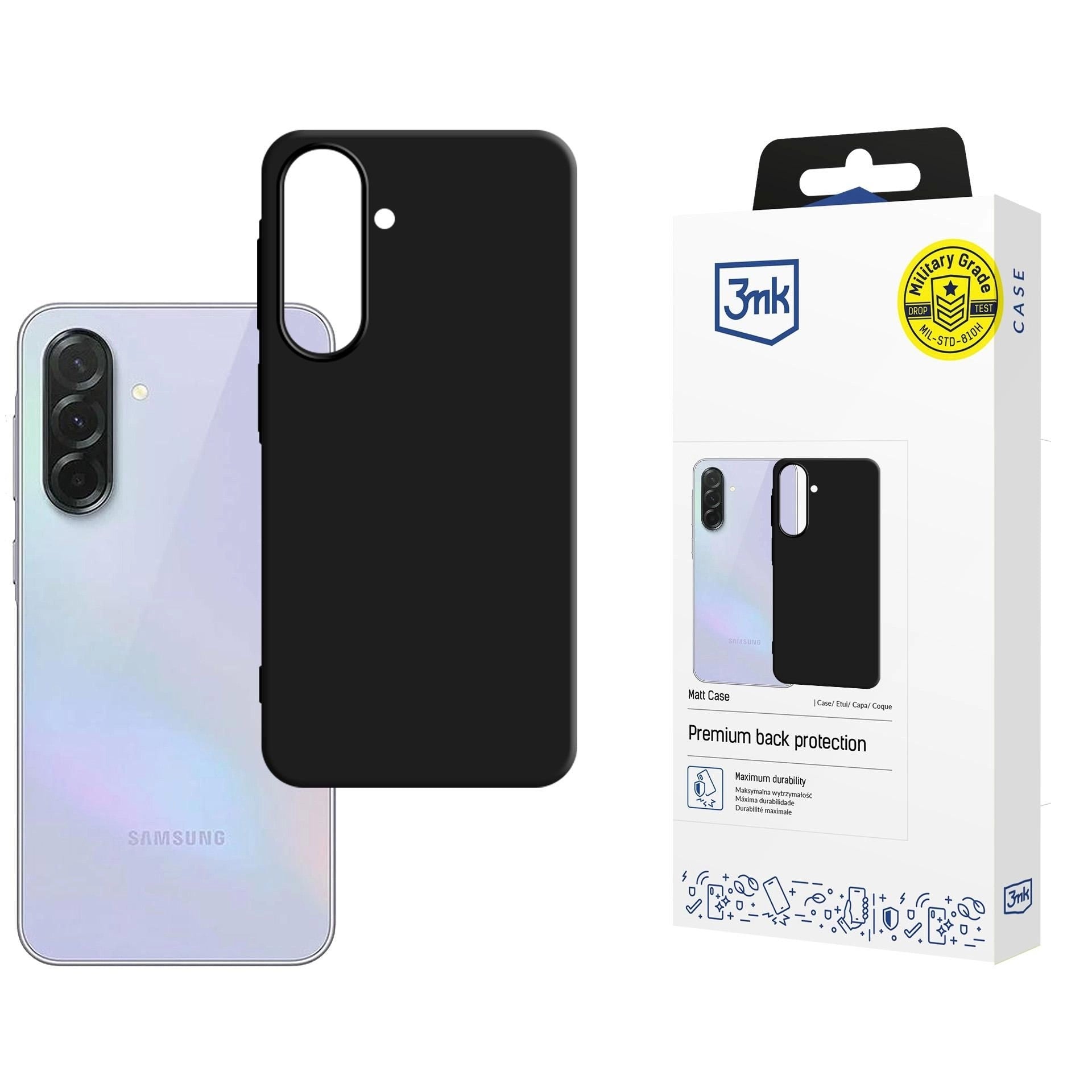 Dėklas 3mk Matt Case Samsung A376 A37 5G juodas Default Title